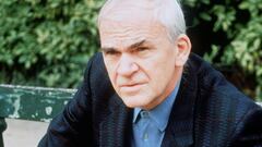 (files) This undated picture shows Czech writer Milan Kundera at an unknown location. Kundera in 1950 snitched on former pilot Miroslav Dvoracek who spent 14 years in communist prisons as a result, the weekly Respekt writes in its latest issue due out on October 13, 2008. Kundera, one of the best-known contemporary Czech writers and a French citizen since 1981, left former Czechoslovakia in 1975 to settle in France.  AFP PHOTO /RESTRICETD TO EDITORIAL USE