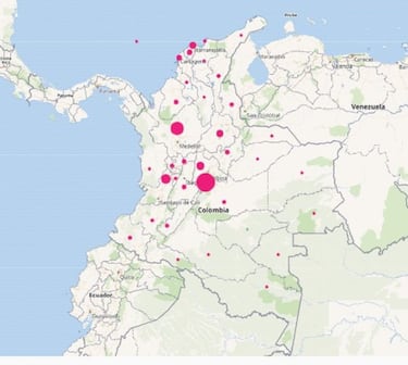 Mapa de casos y muertes por coronavirus por departamentos en Colombia: hoy, 21 de septiembre