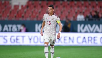  Hector Moreno of Mexico during the game Mexico (Mexican National Team) vs Iraq, friendly match of preparation prior to the start of the FIFA World Cup Qatar 2022, at Montilivi Municipal Stadium, on November 9, 2022.

<br><br>

Hector Moreno de Mexico durante el partido Mexico (Seleccion Nacional Mexicana) vs Irak,amistoso de preparacion previo al inicio de la Copa Mundial de la FIFA Qatar 2022, en el Estadio Municipal de Montilivi, el 9 de noviembre de 2022.