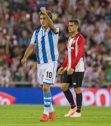 El eibarrés anotó el primer gol del partido desde el punto de penalti