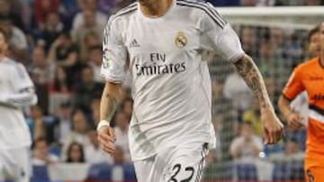 Di María, durante un partido.