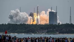 Debris from a spacecraft used to build China&#039;s new Tianhe space station is expected to crash back to earth on Saturday, although experts are unsure exactly where it will land.