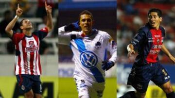 Bicentenario 2010 con Chivas, Puebla y Atlante, 10 goles