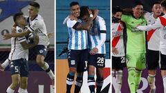 Los equipos argentinos dan la cara en la Copa Libertadores