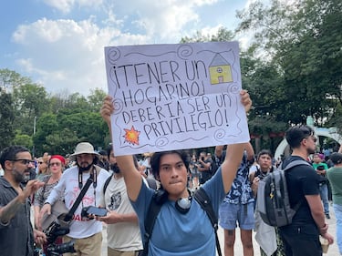 Los momentos de la Marcha contra la Gentrificación en CDMX hoy 26 de julio 2025