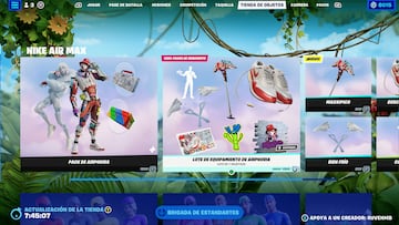 fortnite airphoria evento nike mochila gratis nuevas skins