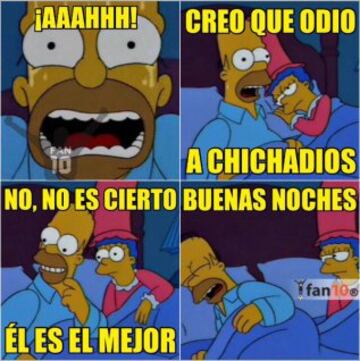 Chicharito salvó la noche del 'Tri' y se llevó los memes contra Chile