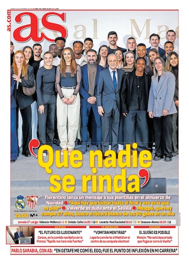 Las portadas de AS de diciembre