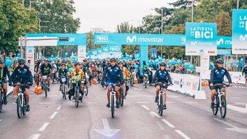 Miles de madrileños vuelven a disfrutar en la fiesta de la bici