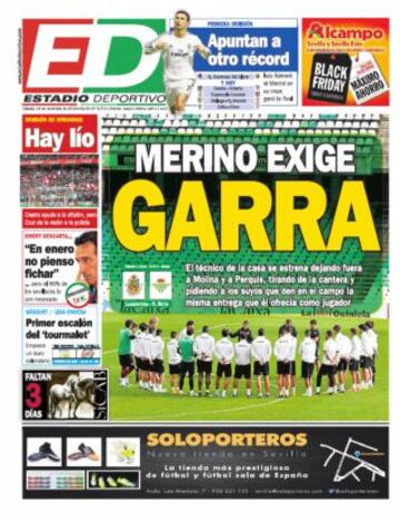 Portadas de la prensa deportiva