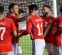 La felicidad de la figura de la Roja: “Goles son amores”
