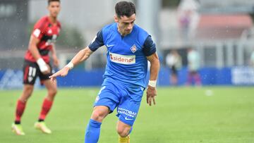 17/09/2023 FUTBOL PARTIDO LIGA HIPERMOTION AMOREBIETA MIRANDES CELEBRACION GOL