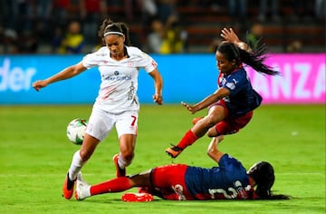 Deportivo Independiente Medellín recibió al América de Cali en la gran final de la Liga Águila Femenina 2019 en el estadio Atanasio Girardot.