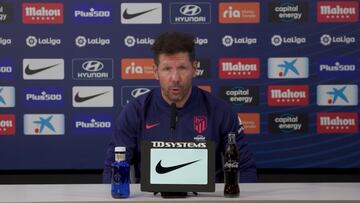 Simeone: "Los nombres no hacen equipo si no los hombres"