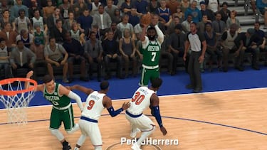 NBA 2K21 se actualiza y recupera el antiguo método de tiro con stick tras las quejas