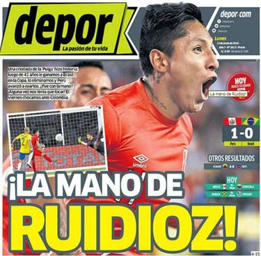 La prensa en Perú: comparan a Ruidíaz con Maradona