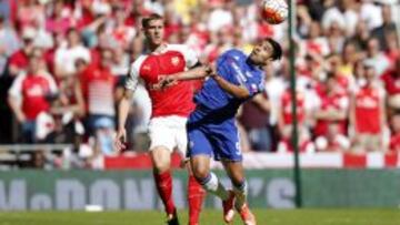 El delantero jugó todo el segundo tiempo en la derrota frente al Arsenal en la Community Shield.