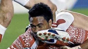<b>TONGA DIO LA TALLA. </b>Tonga no pudo con la poderosa Inglaterra, pero los polinesios han dejado una imagen extraordinaria en el Mundial.