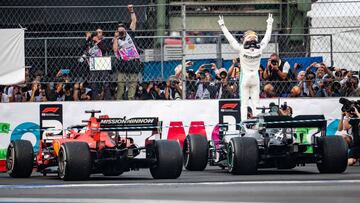 HAMILTON Lewis (gbr), Mercedes AMG F1 GP W10 Hybrid EQ Power+, portrait during the 2019 Formula One World Championship, Mexico Grand Prix from october 24 to 27 in Mexico - Photo Antonin Vincent / DPPI
27/10/2019 ONLY FOR USE IN SPAIN