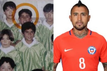 Arturo Vidal tenía 13 años y jugaba en el Rodelindo Román de San Joaquín.