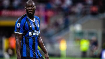 FOOTBALL - ITALIAN CHAMP - INTER MILAN v LECCE
 
 Romelu Lukaku of Inter during the Italian Serie A football match Inter Milan vs US Lecce on August 26, 2019 at the San Siro stadium in Milan. Photo Morgese/Rossini / DPPI
 
 
 26/08/2019 ONLY FOR USE IN SP