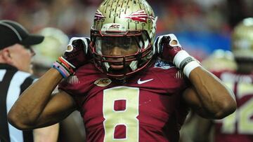 ATLANTA, GA - DECEMBER 31: Jalen Ramsey, safety de los Florida State Seminoles, es el mejor jugador de secundaria del draft 2016, y quiz&aacute; tambi&eacute;n la mejor promesa global.