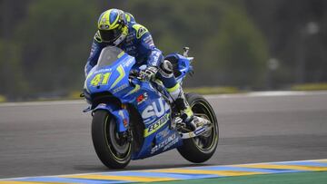 Aleix Espargaró en acción.