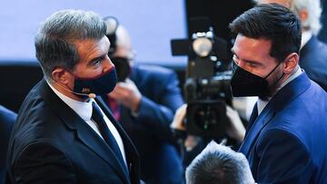 Joan Laporta, presidente del Barcelona: as¨ª vivimos la investidura en el Camp Nou