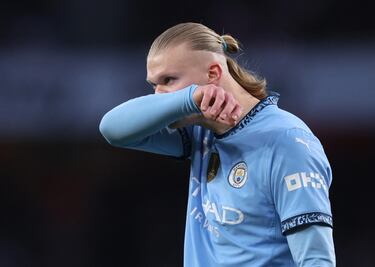 El jugador del City, Erling Haaland.