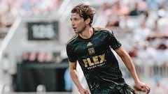 El español Ilie Sánchez, durante un partido de la MLS estadounidense con Los Ángeles FC.