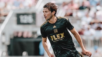 El espa?ol Ilie S¨¢nchez, durante un partido de la MLS estadounidense con Los ?ngeles FC.