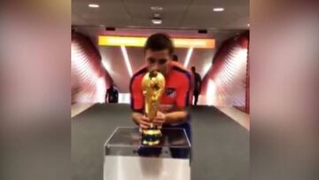 Antoine Griezmann presume su amor por la Copa del Mundo