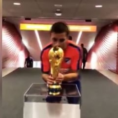 Antoine Griezmann presume su amor por la Copa del Mundo