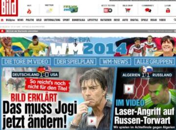 Portadas de la prensa extranjera