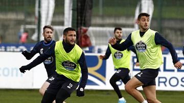 Andone y Joselu podr&iacute;an formar la pareja atacante del Depor en Mestalla