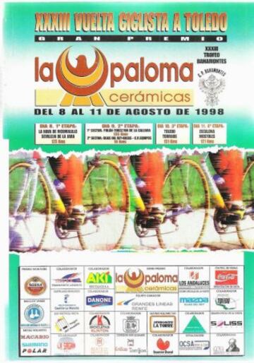Cartel de la Vuelta a Toledo de 1998