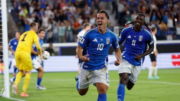 Giacomo Raspadori es una de las sensaciones de la selección italiana.
