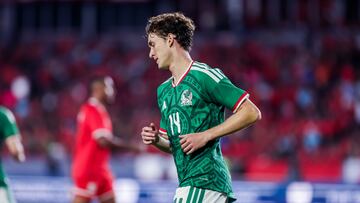 Marcel Ruiz of Mexico during 2026 International Friendly match between Panama and Mexico (Mexican National team) at Rommel Fernandez Stadium, on January 22, 2026 in Ciudad de Panama, Panama..