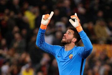 No.1 on Liverpool's wishlist Roma's Alisson Becker