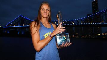 Pliskova ya es tricampeona en Brisbane tras batir a Keys