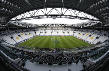 El Real Madrid entrenó en el Juventus Stadium.