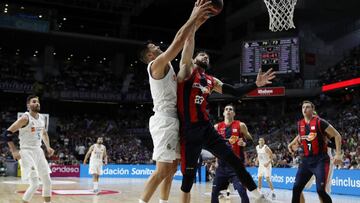 13/06/18 PRIMER PARTIDO BALONCESTO BASKET
PLAYOFF FINAL LIGA ACB LIGA ENDESA
REAL MADRID - BASKONIA
FELIPE REYES TORNIKE SHENGELIA