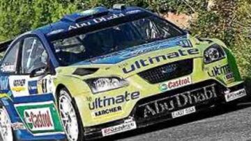 <b>EN EL ULSTER. </b>Gronholm ha comenzado mandando en Irlanda.