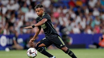 Rodrygo, en una acción contra el Espanyol.