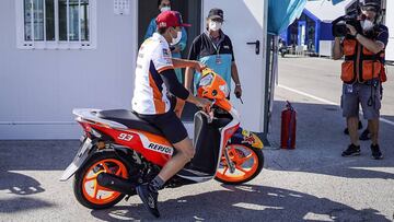 Marc M&aacute;rquez en Jerez.