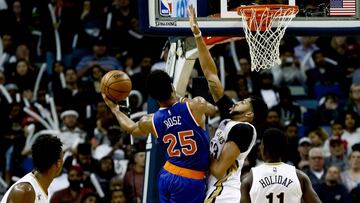 Derrick Rose y Anthony Davis.