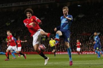 Alexis Sánchez celebró ante "Man-U"