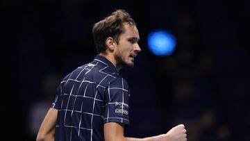 Medvedev, en las ATP Finals.