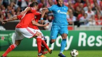 Danny pone al Zenit a tiro de los octavos y elimina al Benfica