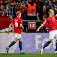 What did Alexander Milosevic say to Haaland during Sweden-Norway?